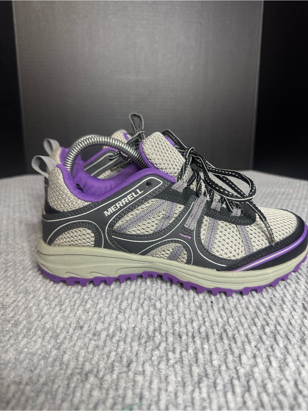 Merrell Outdoor Hiking Shoe Sz 5.5 / 6 Grey / Lilac